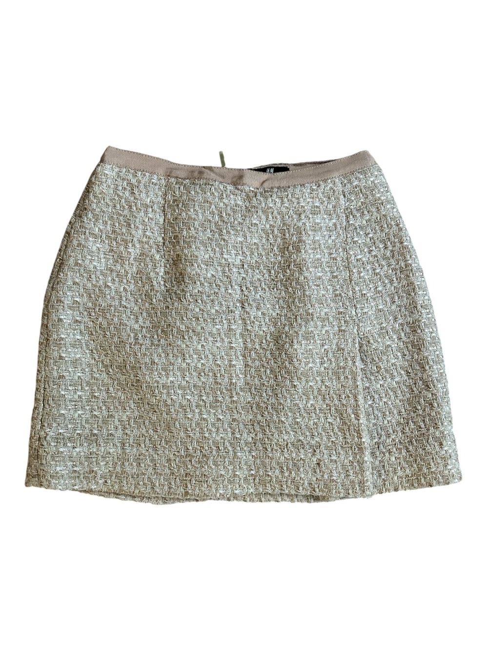 H&M Cream Tweed Mini Skirt - Picture 3 of 6